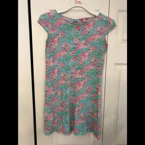 Lilly Pulitzer Lobstah Roll Girls Dress Size XL✨
